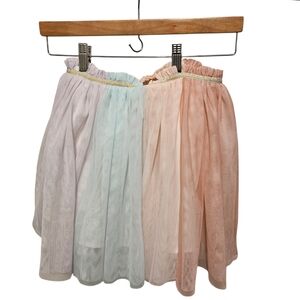 Carter’s Tulle Tutu Skirt Pastel Size 10 Purple Blue Pink Coral, Ballarina Dance